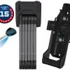 ABUS Bordo Granit X-Plus 6505/85 Black Plus-Serie Mit SH-Halter -Zemo Geschäft Abus Bordo X Plus 6505 85 SH Plus Series 85cm Level15 4003318190254
