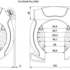 Alternative view of ABUS Pro Shield 5950-NR