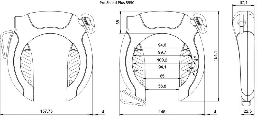 ABUS Pro Shield 5950-NR 4 ABUS Pro Shield 5950-NR – Bild 2
