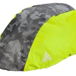 Apura Helmüberzug Für Erwachsenenhelm Neongelb / Camu-Reflex