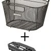 Basil Bold-M Quer Engmaschig Schwarz Mit MonkeyLoad-T Adapter 1 Basil Bold-M Quer Engmaschig Schwarz Mit MonkeyLoad-T Adapter -Zemo Geschäft Basil Korb Bold M engmaschig quer mit Griff MonkeyLoad T 11230 050 21002 8715019112300