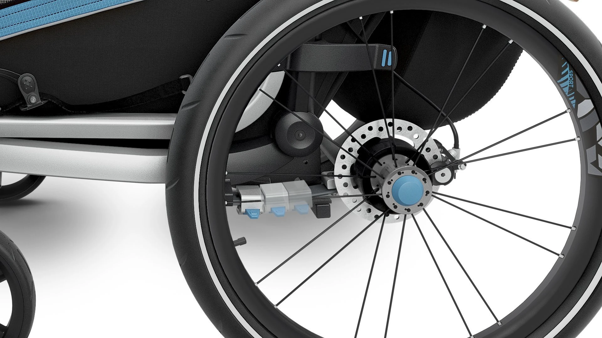 Thule Chariot Thule-Chariot Sport1, Blue / Black â Bild 9