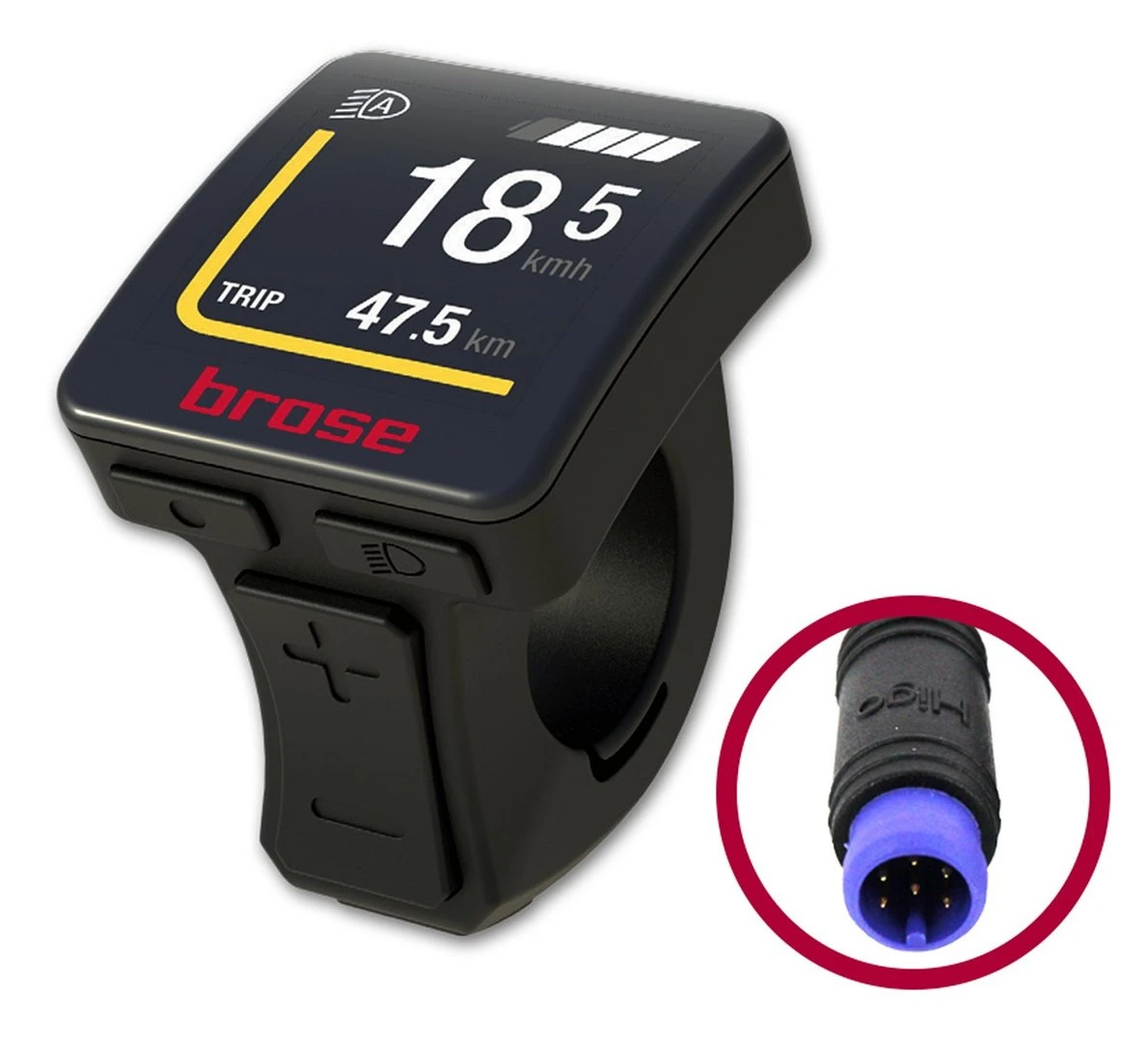 Brose Bediendisplay Ab 2020 Allround (im Bedienteil) Mit Higo-Stecker