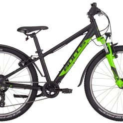 Bulls Tokee Street-24 2022 7-Gang Kettenschaltung -Zemo Geschäft Bulls Tokee Street 24 Zoll 7 Gang Kettenschaltung Jungen black matt green schwarz gruen 633 17732