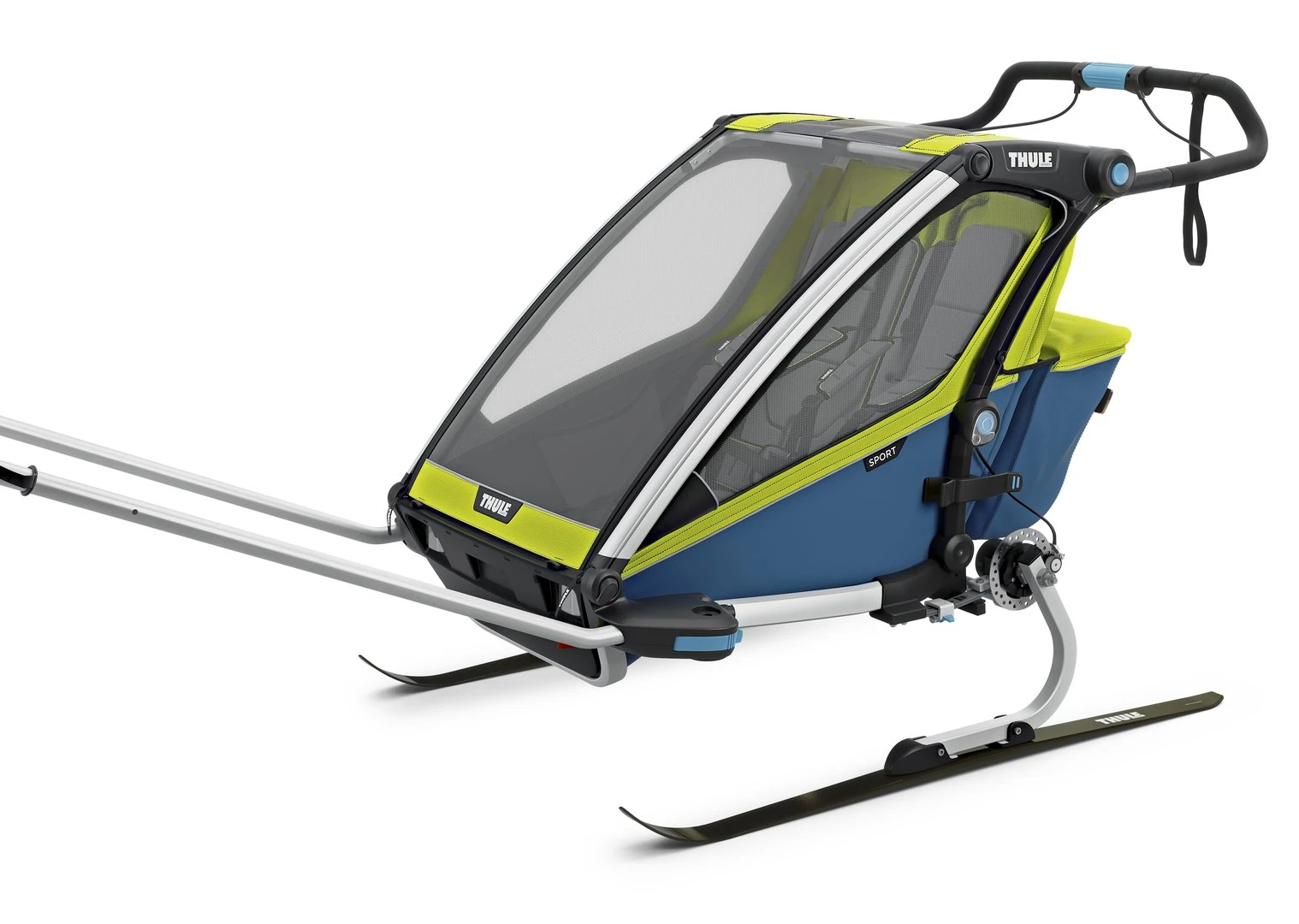 Thule Chariot Thule-Chariot Sport2, Chartreuse / Mykonos 6 Thule Chariot Thule-Chariot Sport2, Chartreuse / Mykonos – Bild 4