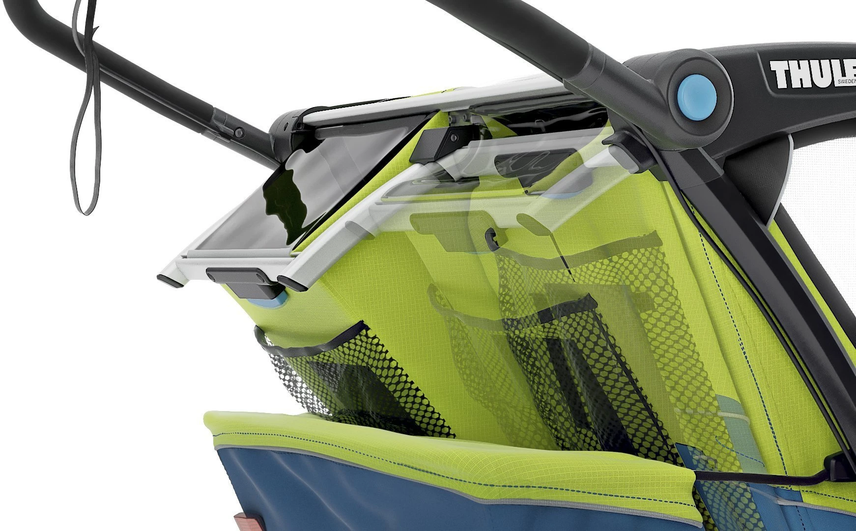 Thule Chariot Thule-Chariot Sport2, Chartreuse / Mykonos 9 Thule Chariot Thule-Chariot Sport2, Chartreuse / Mykonos – Bild 7