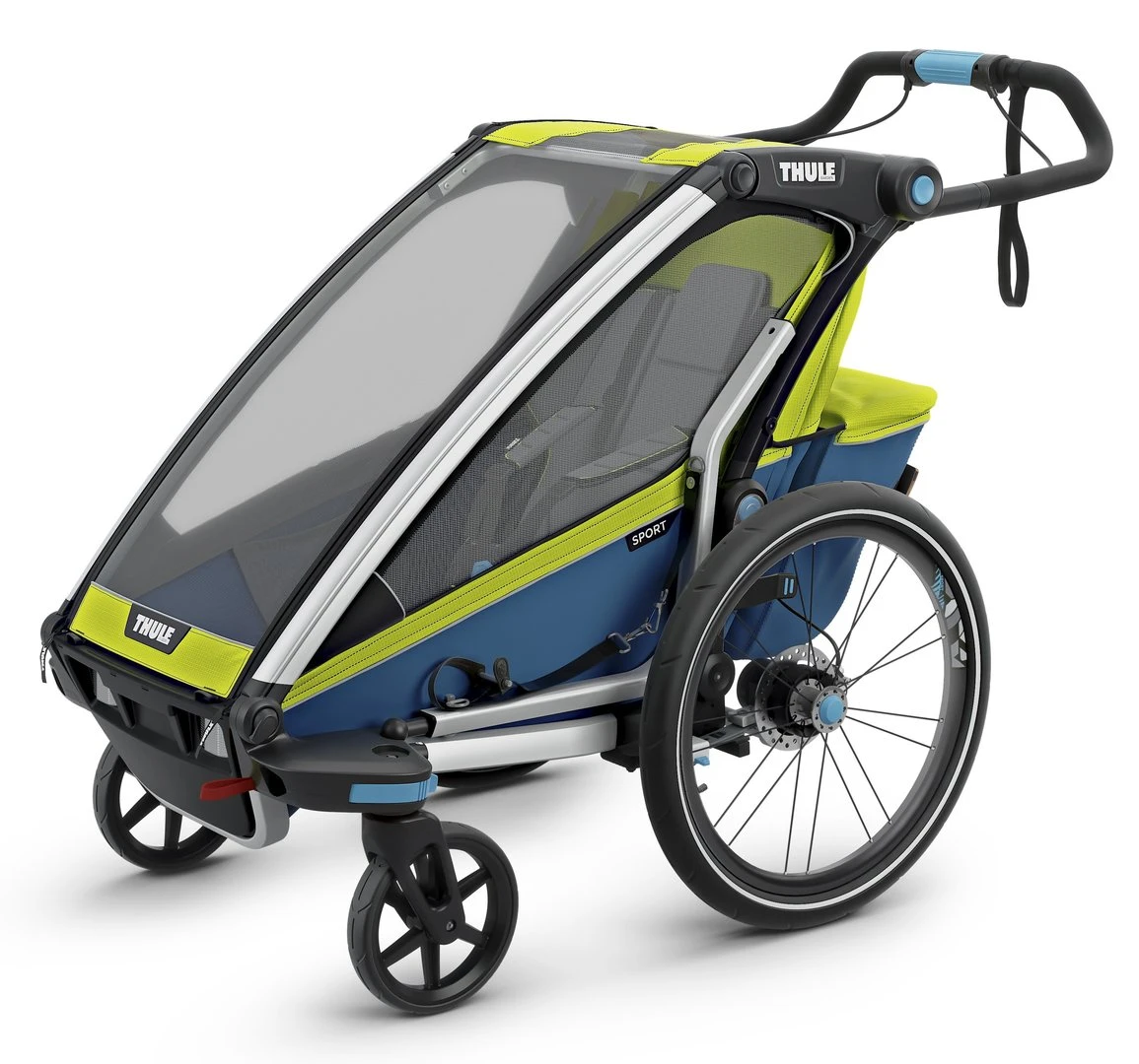 Thule Chariot Thule-Chariot Sport1, Chartreuse / Mykonos 5 Thule Chariot Thule-Chariot Sport1, Chartreuse / Mykonos – Bild 3