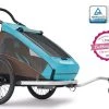 Croozer Kid Plus For 1 Ab 2016 Mit Licht Gefedert Mit Buggy-, Walker- Und Fahrrad-Opt. Sky-blue ***