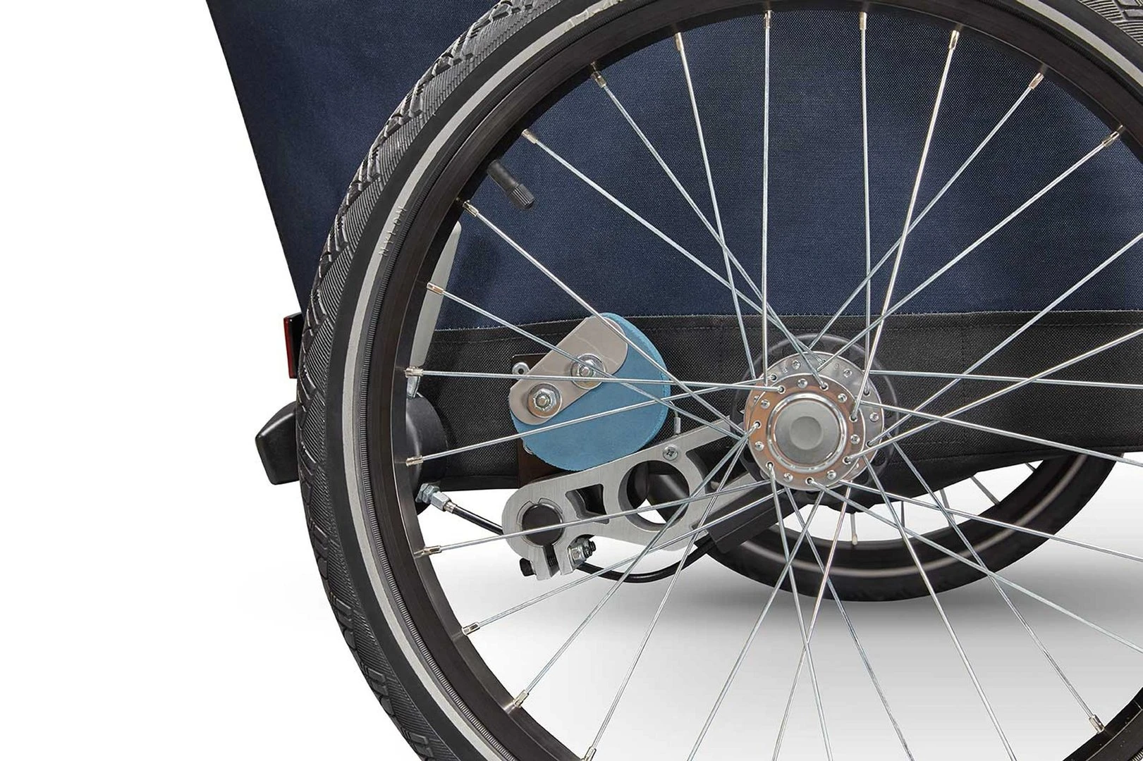 Croozer Kid Plus For 1 Ab 2018 Gefedert Mit Licht, Fahrrad-, Buggy- Und Jogging-Option Ocean-blue â Bild 5