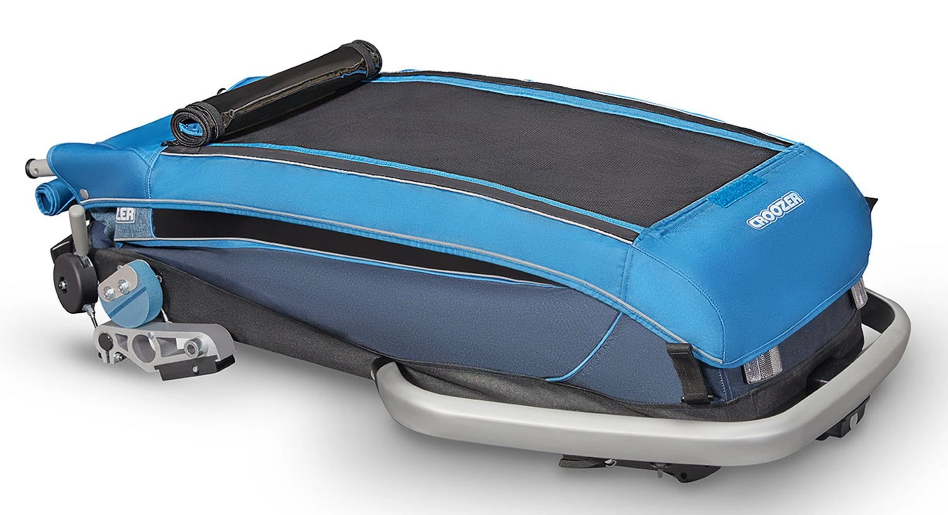 Croozer Kid Plus For 1 Ab 2018 Gefedert Mit Licht, Fahrrad-, Buggy- Und Jogging-Option Ocean-blue â Bild 6