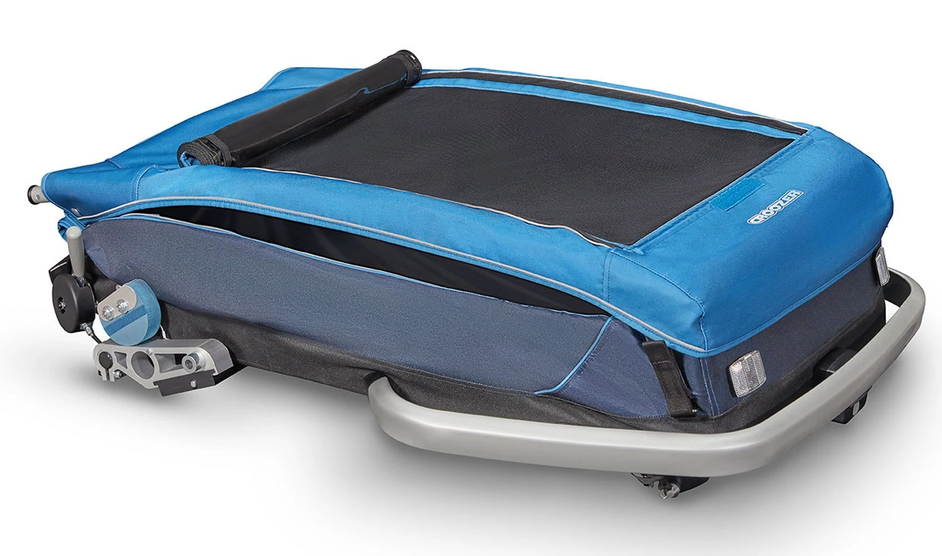 Croozer Kid Plus For 2 Ab 2018 Gefedert Mit Licht, Fahrrad-, Buggy- Und Jogging-Option Ocean-blue â Bild 6