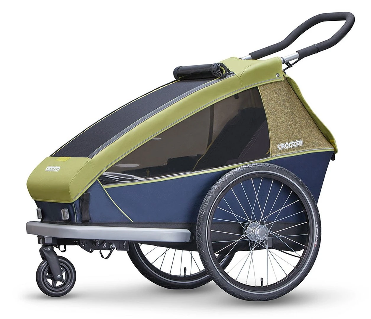Croozer Kid For 1 Ab 2018 Mit Fahrrad-, Buggy- Und Jogging-Option Lemon-green 4 Croozer Kid For 1 Ab 2018 Mit Fahrrad-, Buggy- Und Jogging-Option Lemon-green – Bild 2