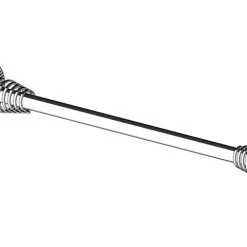 Croozer Achskupplung Ab 2016 Mit Schnellspanner Rund Für Kid / Kid Plus 158-168mm