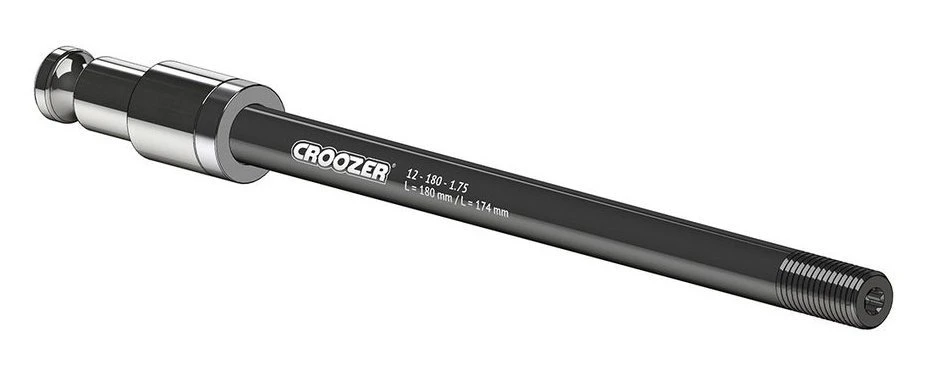 Croozer Steckachse Mit Kupplung-XL Ab 2016 M12x1,75 180mm Für 142-148mm Rund Für Kid / Kid Plus 3 Croozer Steckachse Mit Kupplung-XL Ab 2016 M12x1,75 180mm Für 142-148mm Rund Für Kid / Kid Plus