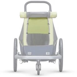 Croozer Sun Cover Kid For 2 Lemon Green Ab 2018