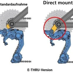 Bulls Ausfallende (Schaltauge) Für E-Stream Mit 650Wh-Akku Ab 2018 ST-130 Normal-Mount -Zemo Geschäft Direct mount 2