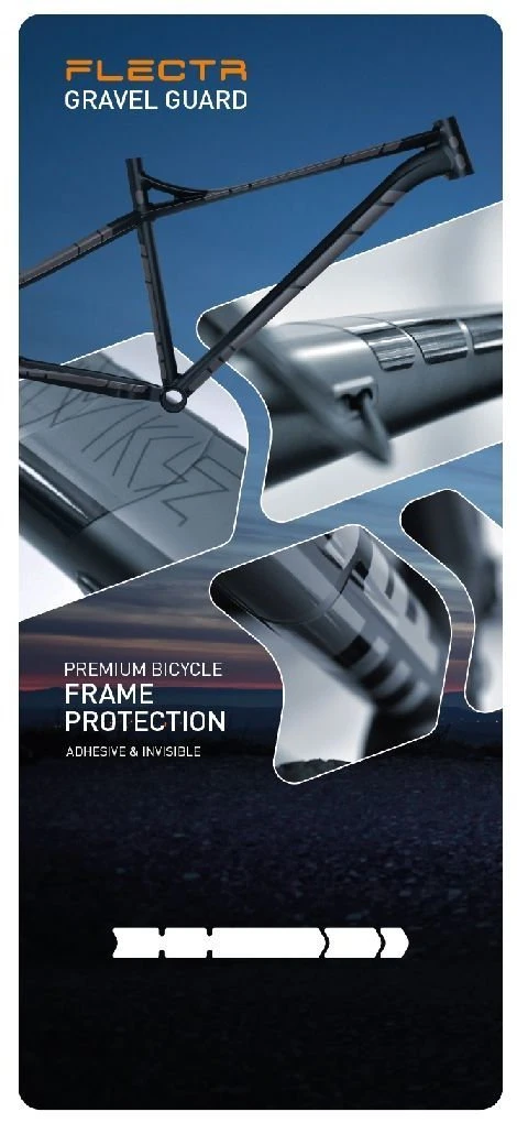 FLECTR Rahmenschutzfolie Gravel Guard Frame Protector Kettenstrebe 3 FLECTR Rahmenschutzfolie Gravel Guard Frame Protector Kettenstrebe