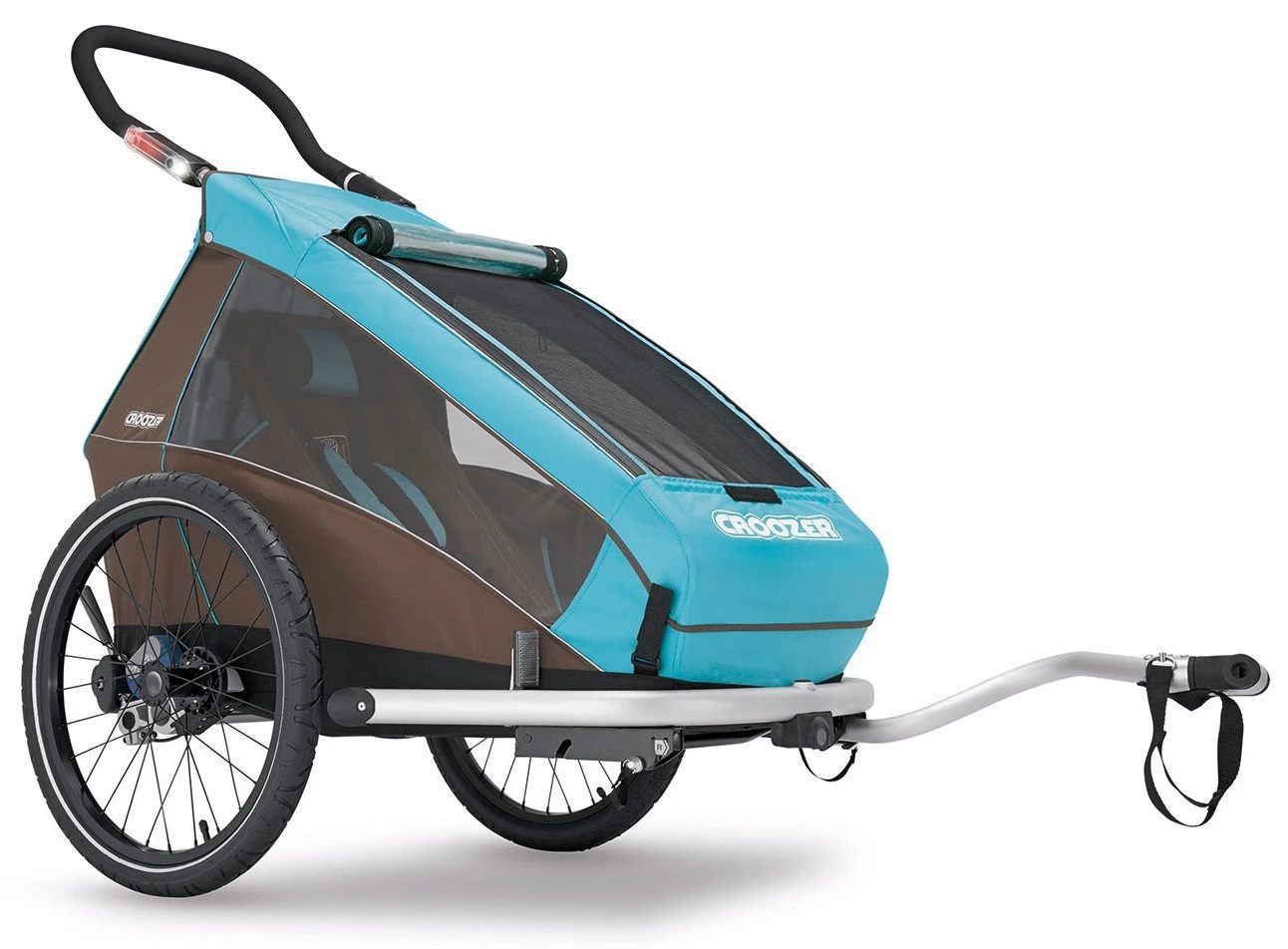 Croozer Kid Plus For 1 Ab 2016 Mit Licht Gefedert Mit Buggy-, Walker- Und Fahrrad-Opt. Sky-blue *** â Bild 2