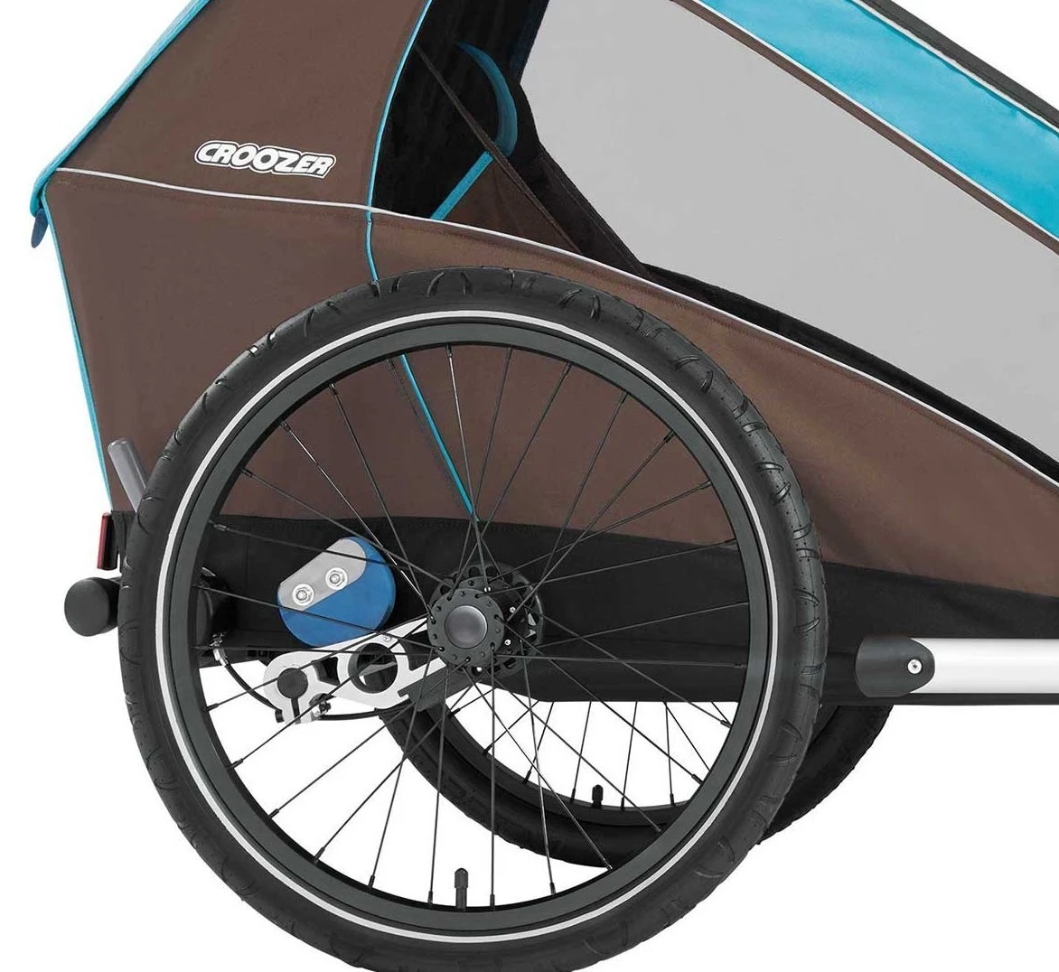 Croozer Kid Plus For 1 Ab 2016 Mit Licht Gefedert Mit Buggy-, Walker- Und Fahrrad-Opt. Sky-blue *** â Bild 7