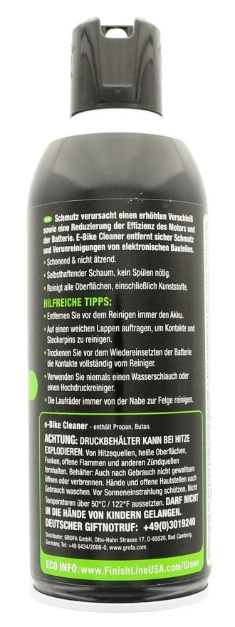Finishline E-Bike Reiniger 415ml Aerosol â Bild 2