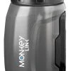 MonkeyLink ML Twistlock Bottle 0,45 Liter Ohne Fahrradhalter -Zemo Geschäft Flasche Monkey Link Bulls 450ml transparent mit Magnete 050 28485 4002556875954