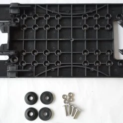 Basil Cento Multi Längs Engmaschig Für Schultaschen Schwarz Mit I-Rack-1 Adapter -Zemo Geschäft Fuxon Carrymore Adapterplatte I Rack einzeln 051 21603a