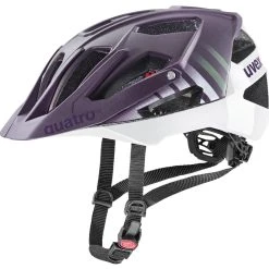Uvex Quatro-CC 52-57cm / 56-61cm -Zemo Geschäft Helm Uvex Quatro CC 2022 plum white mat 52 57cm S4100260115 S4100260115