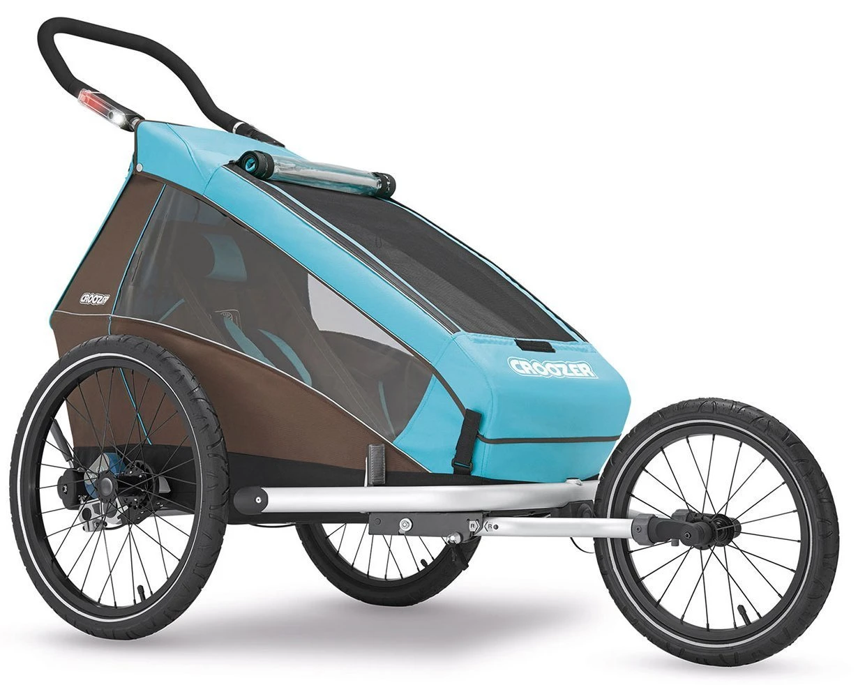 Croozer Kid Plus For 1 Ab 2016 Mit Licht Gefedert Mit Buggy-, Walker- Und Fahrrad-Opt. Sky-blue *** â Bild 4