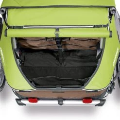 Croozer Kid For 2 Ab 2016 Mit Buggy- Und Joggerset Zweisitzer Meadow Green *** -Zemo Geschäft Kofferraum