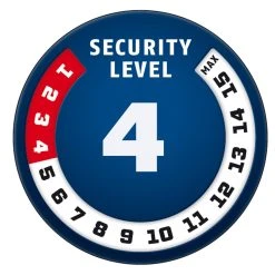 ABUS Steel-O-Chain 4804K/75 Black Mit Schlüssel -Zemo Geschäft Level4 1