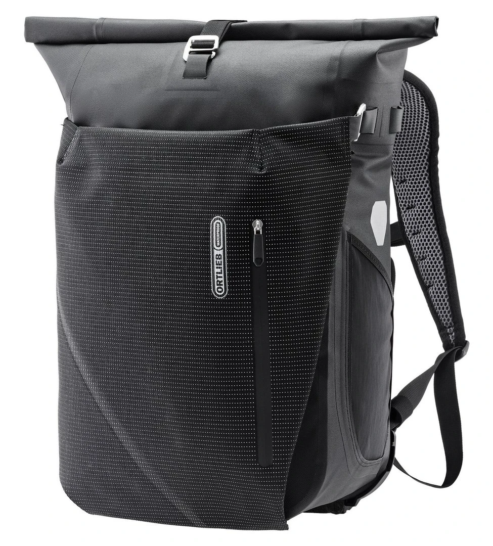 ORTLIEB Vario-PS-High-Vis QL2.1 Tasche Mit Rucksackfunktion Black-reflex 2 ORTLIEB Vario-PS-High-Vis QL2.1 Tasche Mit Rucksackfunktion Black-reflex