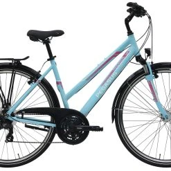 Pegasus Piazza 2018 21-Gang -Zemo Geschäft Pegasus Piazza 2018 21 Gang Damen Trapez hellblau matt 586 00645
