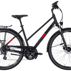 Pegasus Solero-Disc 2022 24-Gang -Zemo Geschäft Pegasus Solero SL Disc 2022 24 Gang Damen Trapez black matt red schwarz rot grau 636 27745 27750 27755 27760