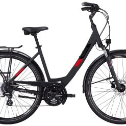 Pegasus Solero-Disc 2022 24-Gang -Zemo Geschäft Pegasus Solero SL Disc 2022 24 Gang Damen Wave Tiefeinstieg Unisex black matt red schwarz rot grau 636 28345 28350 28355