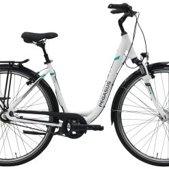 Pegasus Solero SL 2018 7-Gang -Zemo Geschäft Pegasus Solero SL 2018 7 Gang Damen Deep weiss tuerkis 586 23145