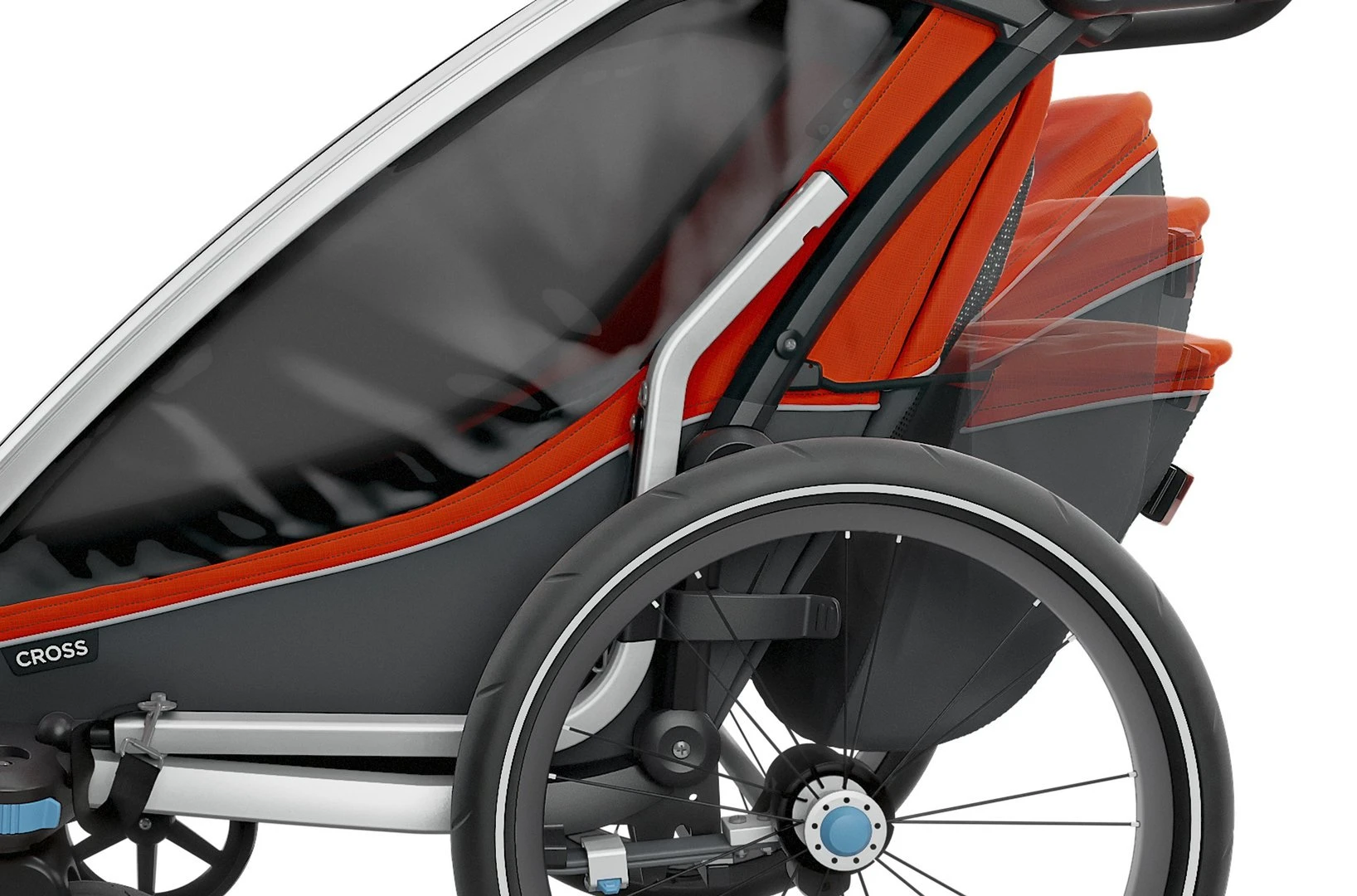 Thule Chariot Thule-Chariot Cross1, Roarange / Dark Shadow 12 Thule Chariot Thule-Chariot Cross1, Roarange / Dark Shadow – Bild 10
