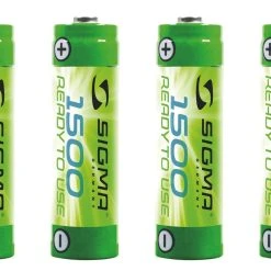 Sigma Smilux / Pava / Lightster Akku-Set Ni-MH-RTU (4 Stück AA Mit Je 1500mAh) Ausverkauft !