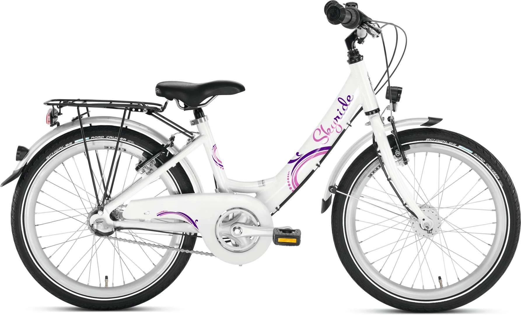 Puky Skyride 20 Alu 3-Gang Wave Weiss-pink 30cm 3 Puky Skyride 20 Alu 3-Gang Wave Weiss-pink 30cm