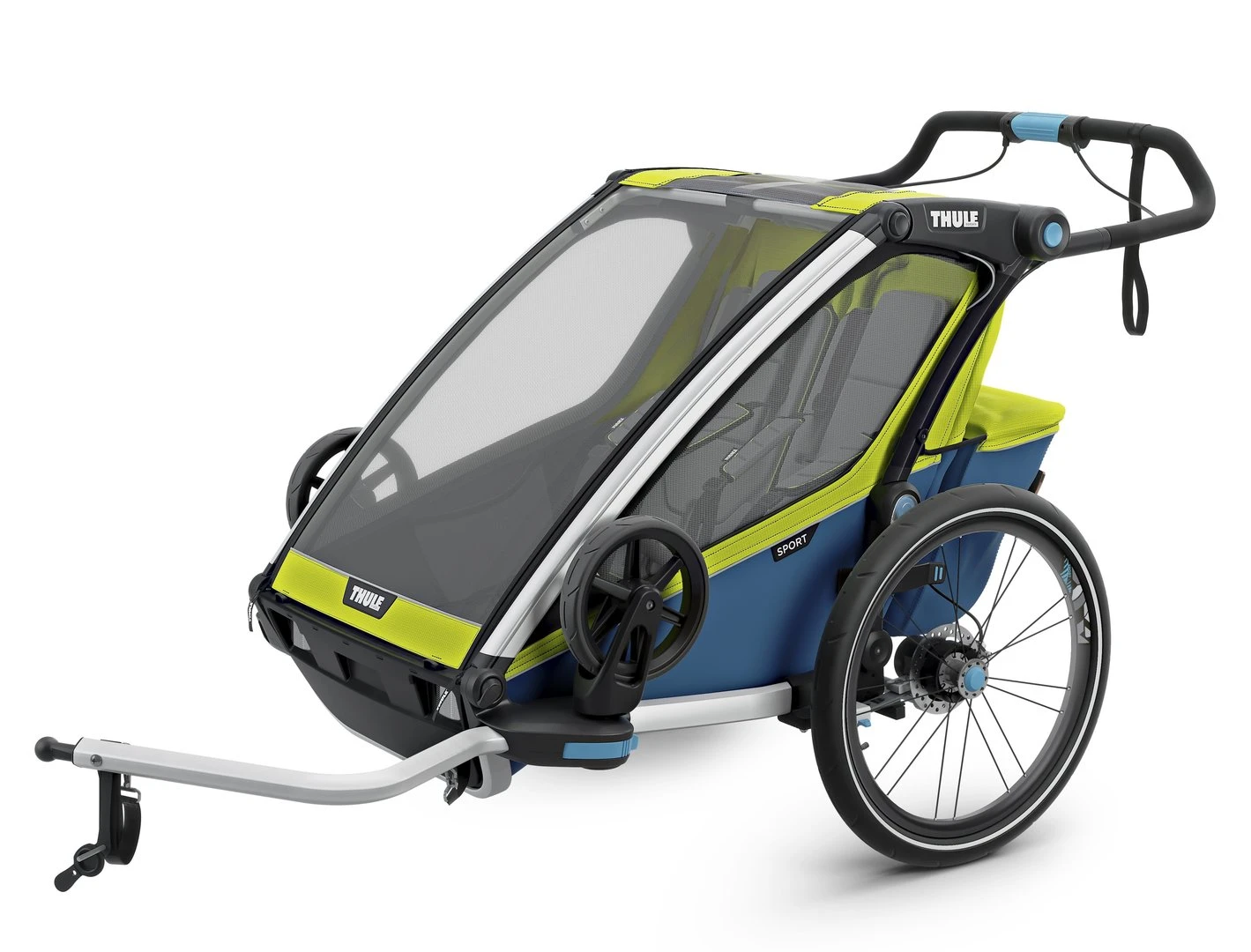 Thule Chariot Thule-Chariot Sport2, Chartreuse / Mykonos 3 Thule Chariot Thule-Chariot Sport2, Chartreuse / Mykonos