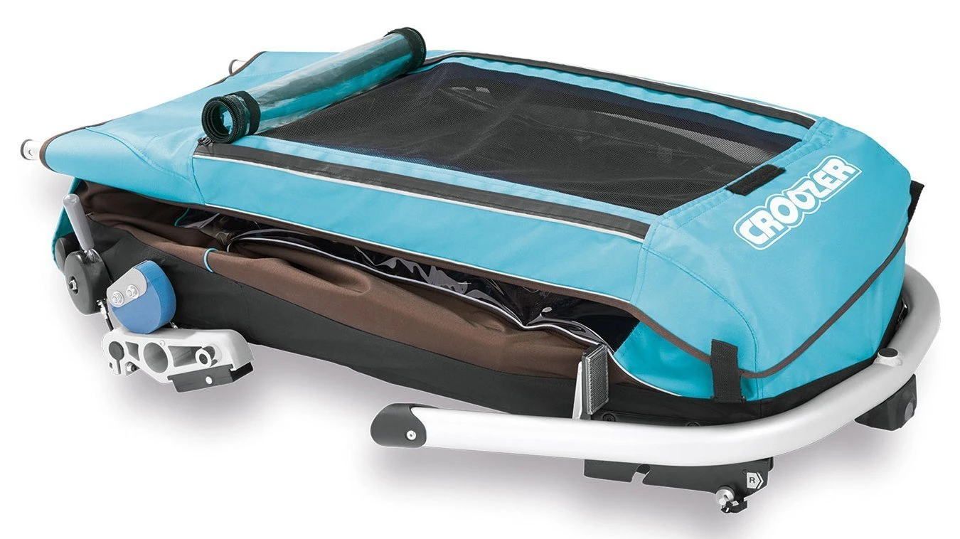 Croozer Kid Plus For 1 Ab 2016 Mit Licht Gefedert Mit Buggy-, Walker- Und Fahrrad-Opt. Sky-blue *** â Bild 9