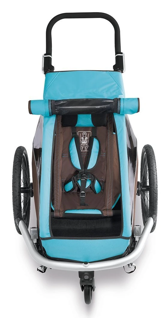 Croozer Kid Plus For 1 Ab 2016 Mit Licht Gefedert Mit Buggy-, Walker- Und Fahrrad-Opt. Sky-blue *** â Bild 5